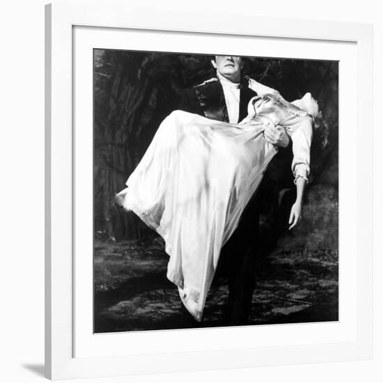 Young Frankenstein, Peter Boyle, Madeline Kahn, 1974-null-Framed Photo