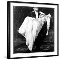 Young Frankenstein, Peter Boyle, Madeline Kahn, 1974-null-Framed Photo