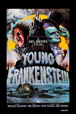 1974 • A4 YOUNG FRANKENSTEIN A1 POSTER • FREE DELIVERY 