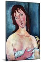 Young Frau-Amedeo Modigliani-Mounted Art Print