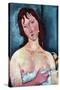 Young Frau-Amedeo Modigliani-Stretched Canvas