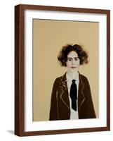 Young Frida in a Jacket, 2017-Susan Adams-Framed Giclee Print