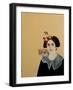 Young Frida with Mountain Pygmy Possum, 2017-Susan Adams-Framed Giclee Print