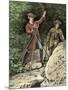 Young George Washington Working as a Surveyor in Virginia-null-Mounted Premium Giclee Print