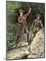 Young George Washington Working as a Surveyor in Virginia-null-Mounted Giclee Print