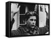 Young German Pow Captured in France in 1944 During World War 2-null-Framed Stretched Canvas