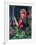 Young German Woman at a Window, 1943-null-Framed Giclee Print