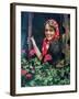 Young German Woman at a Window, 1943-null-Framed Giclee Print