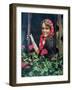 Young German Woman at a Window, 1943-null-Framed Giclee Print