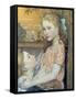 Young Girl and her Guardian Angel, 1894-Charles Maurin-Framed Stretched Canvas