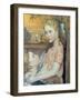 Young Girl and her Guardian Angel, 1894-Charles Maurin-Framed Giclee Print