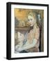 Young Girl and her Guardian Angel, 1894-Charles Maurin-Framed Giclee Print
