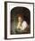 Young Girl at a Window (1645)-Rembrandt van Rijn-Framed Art Print