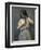 Young Girl at Her Toilet-Jean-Baptiste-Camille Corot-Framed Premium Giclee Print