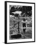 Young Girl Attending Woodstock Music Festival-John Dominis-Framed Photographic Print