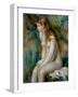 Young Girl Bathing, 1892-Pierre-Auguste Renoir-Framed Giclee Print