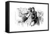 Young Girl Being Given a Piano Lesson, Paris, 1889-null-Framed Stretched Canvas
