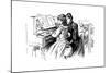 Young Girl Being Given a Piano Lesson, Paris, 1889-null-Mounted Giclee Print