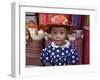 Young Girl Beside a Road-Side Stall Near Antananarivo, Capital of Madagascar-Nigel Pavitt-Framed Photographic Print