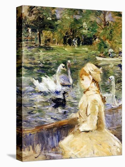 Young Girl Boating, 1884-Morisot-Stretched Canvas