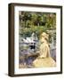 Young Girl Boating, 1884-Morisot-Framed Giclee Print