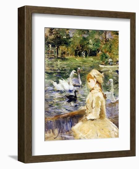 Young Girl Boating, 1884-Morisot-Framed Giclee Print