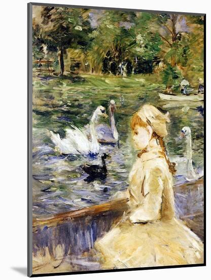 Young Girl Boating, 1884-Morisot-Mounted Giclee Print