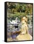 Young Girl Boating, 1884-Morisot-Framed Stretched Canvas
