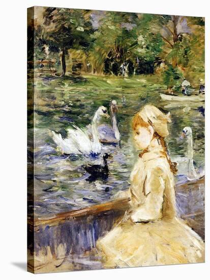 Young Girl Boating, 1884-Morisot-Stretched Canvas