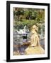 Young Girl Boating, 1884-Morisot-Framed Giclee Print