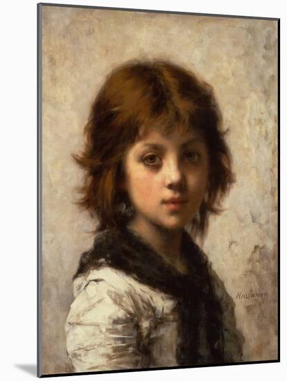 Young Girl by Alexei Alexevich Harlamoff-Alexei Alexevich Harlamoff-Mounted Giclee Print