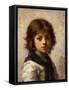 Young Girl by Alexei Alexevich Harlamoff-Alexei Alexevich Harlamoff-Framed Stretched Canvas