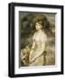 Young Girl Carrying a Basket of Flowers; Jeune Fille Portant Une Corbeille De Fleurs, 1888-Pierre-Auguste Renoir-Framed Giclee Print