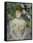 Young Girl in a Ball Gown, 1879-Berthe Morisot-Framed Stretched Canvas