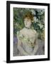 Young Girl in a Ball Gown, 1879-Berthe Morisot-Framed Giclee Print