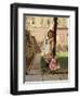 Young Girl in a New York Garden, 1871-John George Brown-Framed Giclee Print