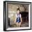 Young Girl in a Patriotic Dance Outfit Poses, Ca. 1967-null-Framed Photographic Print