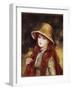 Young Girl in a Straw Hat-Pierre-Auguste Renoir-Framed Giclee Print