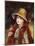 Young Girl in a Straw Hat-Pierre-Auguste Renoir-Mounted Giclee Print