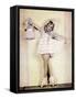 Young Girl in Dance Outfit, Ca. 1936-null-Framed Stretched Canvas