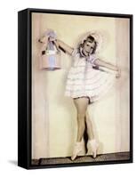 Young Girl in Dance Outfit, Ca. 1936-null-Framed Stretched Canvas