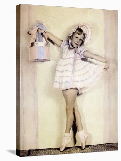 Young Girl in Dance Outfit, Ca. 1936-null-Stretched Canvas