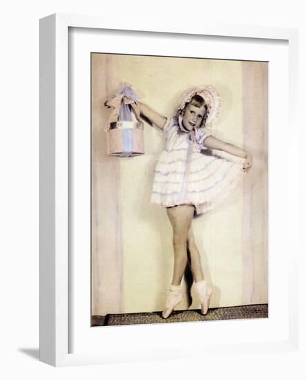 Young Girl in Dance Outfit, Ca. 1936-null-Framed Photographic Print