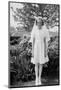 Young Girl in Her First Communion Dress, Ca. 1936-null-Mounted Photographic Print