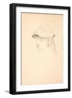Young Girl in Round Hat, 1878-79-Edouard Manet-Framed Giclee Print