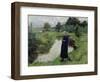 Young Girl in the Fields-Evariste Carpentier-Framed Giclee Print