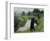 Young Girl in the Fields-Evariste Carpentier-Framed Giclee Print