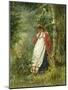 Young Girl in the Wood, 1874-Vladimir Egorovic Makovsky-Mounted Giclee Print