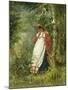 Young Girl in the Wood, 1874-Vladimir Egorovic Makovsky-Mounted Giclee Print