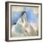 Young Girl Leaning, 1894-Berthe Morisot-Framed Giclee Print